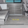 Velour carpet passenger compartment with 3 rails T5/T6 Palladium - 100 708 609